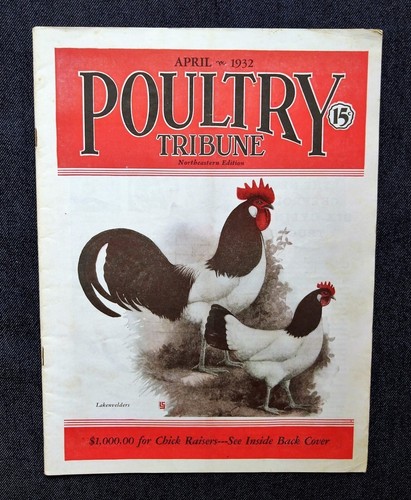1932 american poultry - 1932, farm