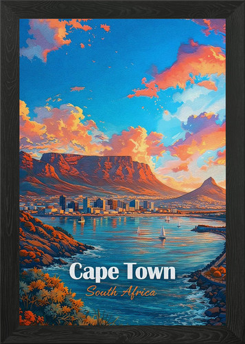 Cape town south africa sunset - south,