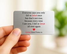 Personalised Wallet Card for