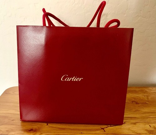 Cartier gift shopping - bag,