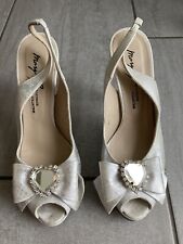 Mary G Ladies Heeled Peep Toe