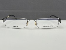 Jacob Jensen Eyeglasses Frames men woman Angular Silver Black Titanium 549T Np