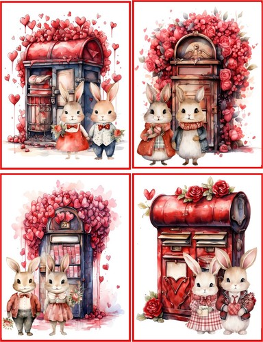 Valentine bunny rabbit - valentine,