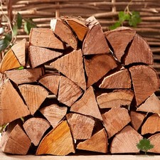 Hardwood Logs Kiln Dried Firewood  Logs Large 40L Nets - Logs 25cm long