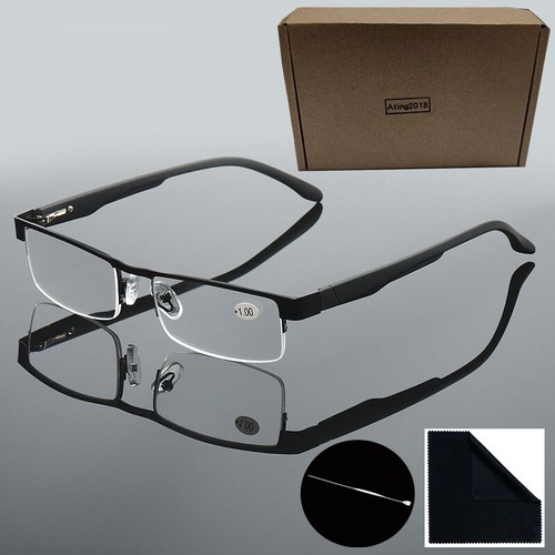 Mens reading glasses half - reading,