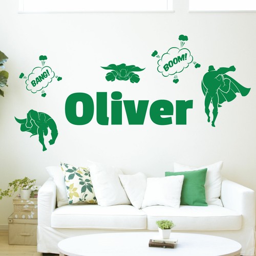 Personalised name superhero - name,