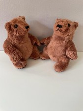 2x John West Tuna Brown Bear 5” Plush Soft Toys Advertising