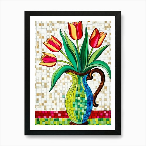 Tulips vase art print - in,