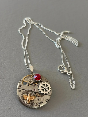 Steampunk real watch movement