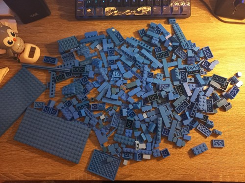 Lego bricks sorted by colour - bricks,
