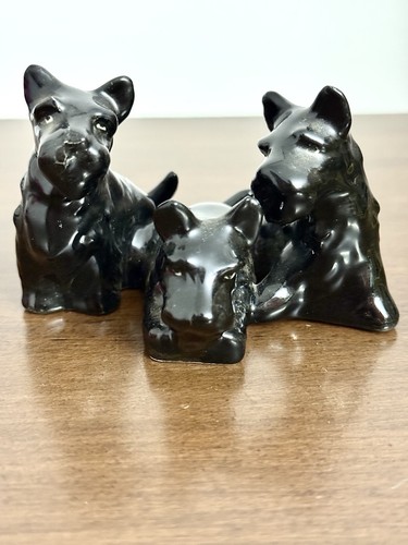 Vintage goebel three terrier - vintage,