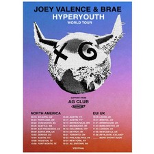 Joey Valence And Brae Hyperyouth World Tour 2025 Poster