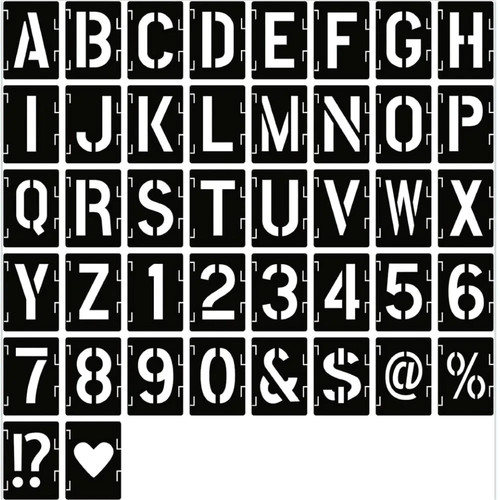 5inch letter stencils - letter,