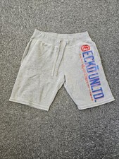 Men’s Good Condition Y2K Ecko Unltd Grey Graphic Shorts Medium