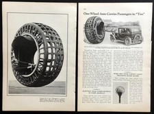 Dynasphere Giant MonoWheel Car 1932 Dr J. A. Purves pictorial