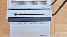 RENZ SRW 3.1 PITCH WIRE BINDING MACHINE IN GOOD CONDITION. Punch & Close