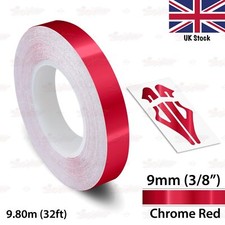 9mm Roll Vinyl Pinstriping Pin Stripe Solid Line Car Tape Decals Stickers 3/8"