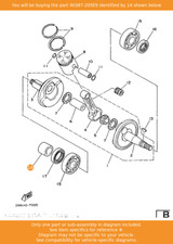YAMAHA Collar, 90387-205E9 OEM