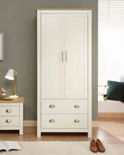 Lancaster 2 Door 2 Drawer Wardrobe Cream Bedroom Furniture Storage Country Style