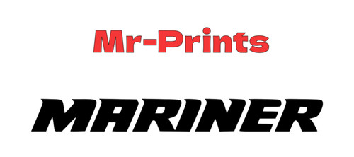 Mariner outboard engine - , decals
