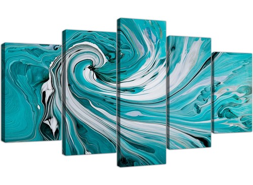 Extra large teal - extra, white