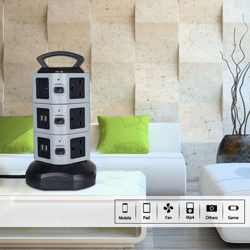 Tower vertical power strip - tower,