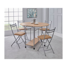 Dining table and 4 folding