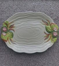 Clarice Cliff Water Lily Oval Plate