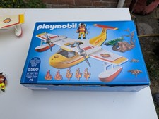 Playmobil 5560 Firefighting Seaplane, Boxed, Incomplete