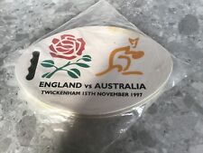 England vs Australia Twickenham 1997 Foam Seat Cushion Rugby Memorabilia