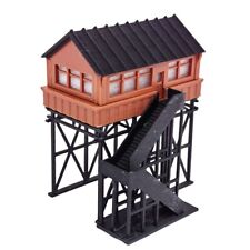 Outland Models Train Railway Layout Station Overhead Signal Box / Tower Z Gauge