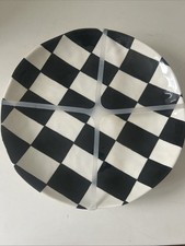 Set 4 BLACK & WHITE Checkered