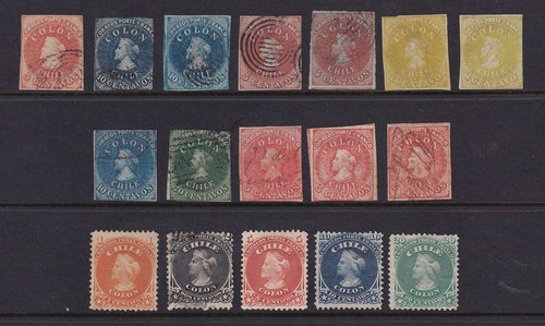 Chile 1853 1900 issues - issues, better
