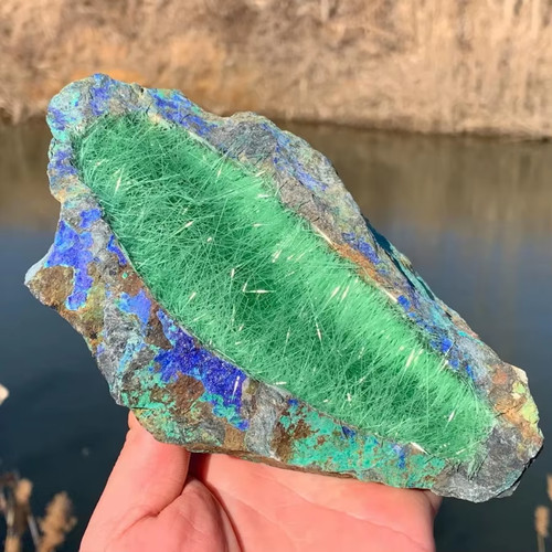 Bohemian azurite quartz - 1,