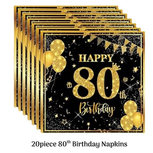 80th birthday decorations - 80th,