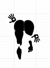 Sexy lady butt print vinyl - lady,