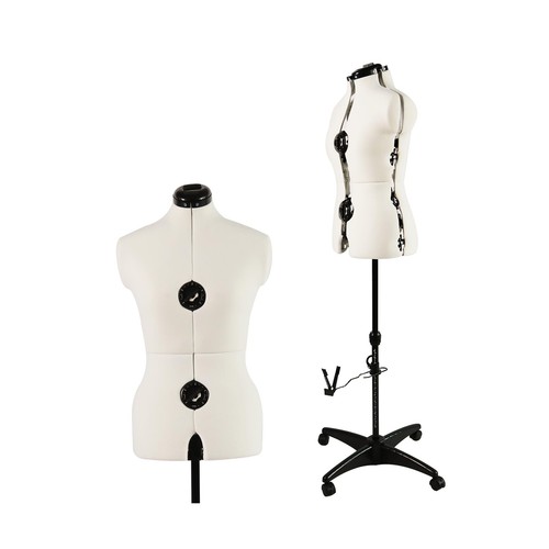 Beige adjustable dress form - beige,