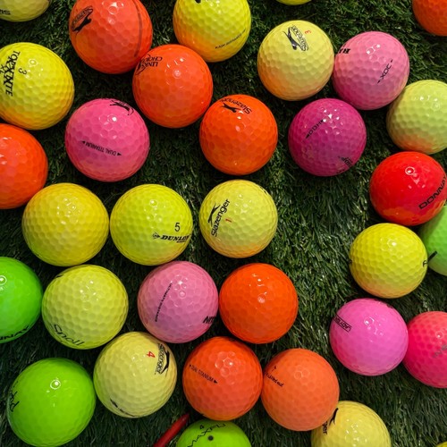 100 coloured golf - 100,