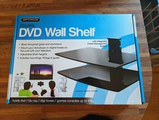 Double DVD Black Glass Wall