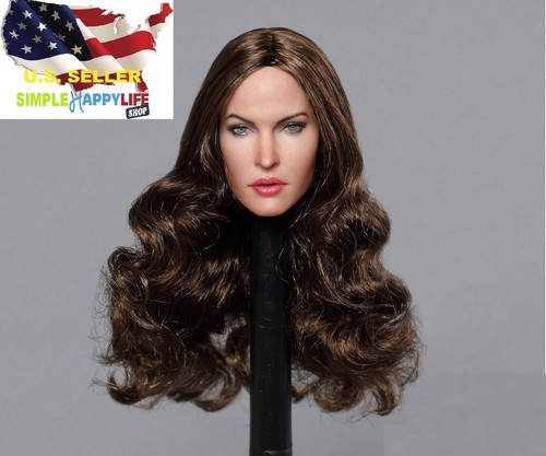 Female head sculpt long - 1/6,