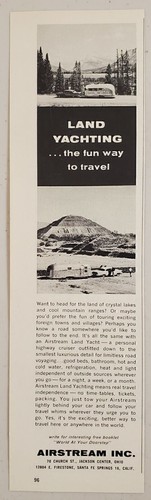 1961 print airstream travel - print, ad