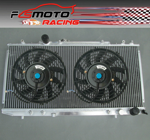 56mm aluminum radiator - aluminum, radiator+fan