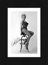 8X6 Mount MARILYN MONROE Autograph Signed PHOTO Gift Print Ready To Frame