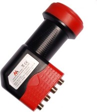 Maclean MCTV-629 Quality Satellite LNB LMB quad 4-way Sky HD Freesat Cable Mult
