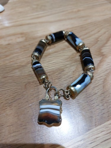 Antique scottish banded agate - antique,