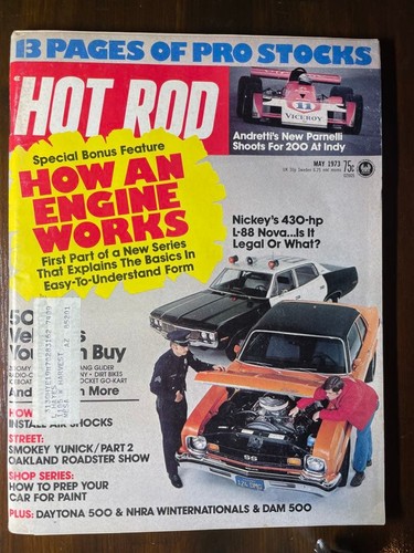 May 1973 hot rod magazine - may,
