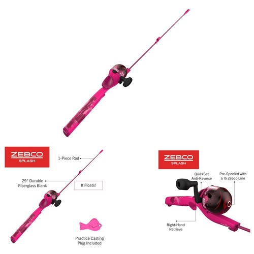 Kids fishing reel and rod