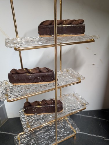 Glass tier cake - 4-tier, cake/sandwich