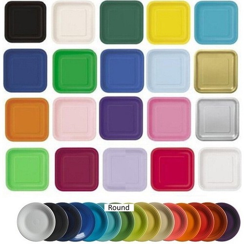 Paper party plates - plates,