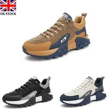 MEN RUNNING TRAINERS SHOCK ABSORBING CASUAL LACE GYM WALKING SPORTS SHOES SIZEUK